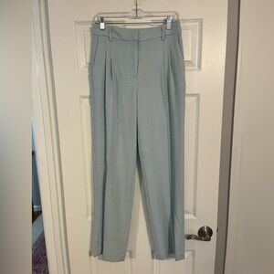 NWOT House of Harlow Light Blue Tweed Trouser Pants